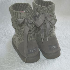Ugg Isla Knit Booties Youth 3